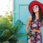 Stylish summer outfit ideas for women featuring breathable fabrics and trendy prints for 2025.
