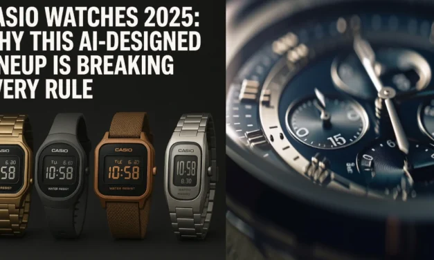 Casîo Watches 2025: Why This AI-Designed Lineup Is Breaking Every Rule