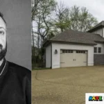 Nate Bargatze house exterior view showing comedian's Brentwood Tennessee home with three-car garage and modern design