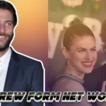 Andrew Form net worth - Hollywood producer in suit with wife Alexandra Daddario at red carpet event