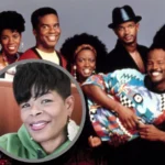 Diedre Wayans portrait inset over In Living Color cast photo showing Wayans family comedy legacy