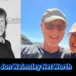 Jon Walmsley net worth comparison showing The Waltons actor in formal attire and recent casual beach photo illustrating his wealth journey