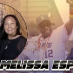 Melissa Esplana with husband Dusty Baker at formal event and celebrating baseball championship victory together