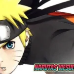 Narutas Viesulo Kronikos protagonist showcasing the epic ninja saga's distinctive art style and character design