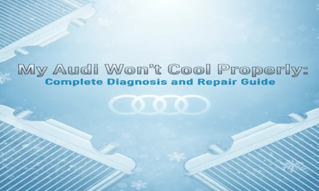 My Audi Won’t Cool Properly: Complete Diagnosis and Repair Guide for USA Drivers