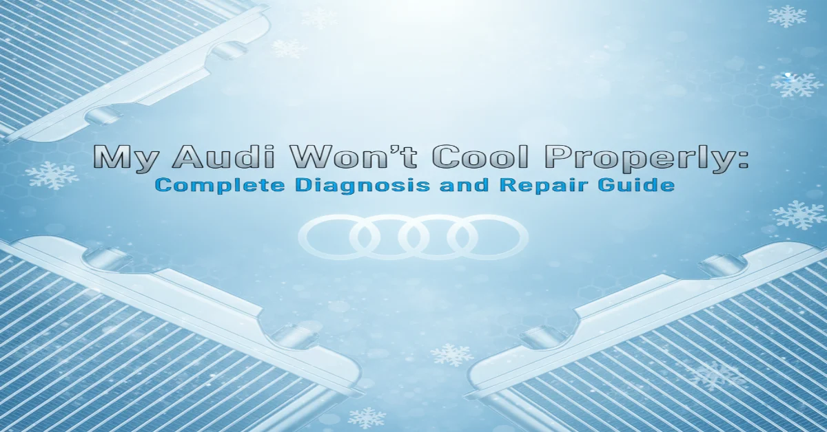 My Audi Won’t Cool Properly: Complete Diagnosis and Repair Guide for USA Drivers