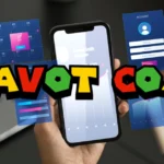 aavot com platform features displayed on smartphone with colorful logo and multiple app interfaces including calendar, account, and analytics
