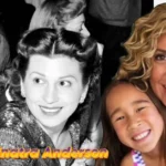Francine Sinatra Anderson family heritage shown through vintage photo of Frank Sinatra and modern family portrait representing her invisible life