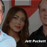 Jett Puckett net worth breakdown showing the TikTok star with wife Campbell at public event