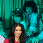 A vintage family photo featuring Karolyn Englehardt, Pete Rose, and two children playing pool, overlaid with a modern portrait of Pete Rose and a woman.