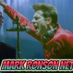 Mark Ronson net worth 2025 showing producer with music equipment and wealth symbols