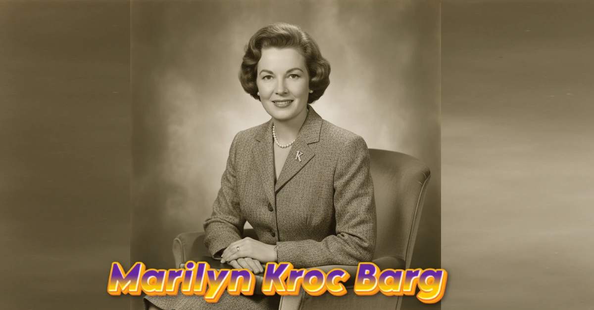 Marilyn Kroc Barg portrait photo Ray Kroc daughter vintage