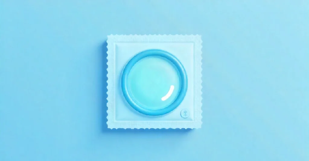 Condom protection against precum and pregnancy risk - barrier method for safe sex and STI prevention