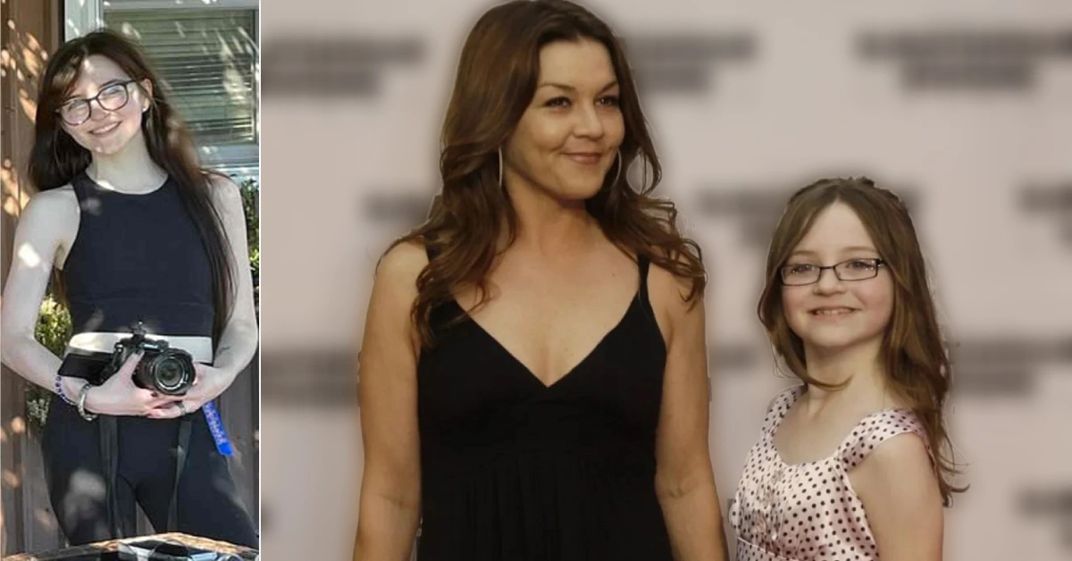 Gracie Frances Penner with her mother Gretchen Wilson and a childhood photo showing her growth and creative journey.