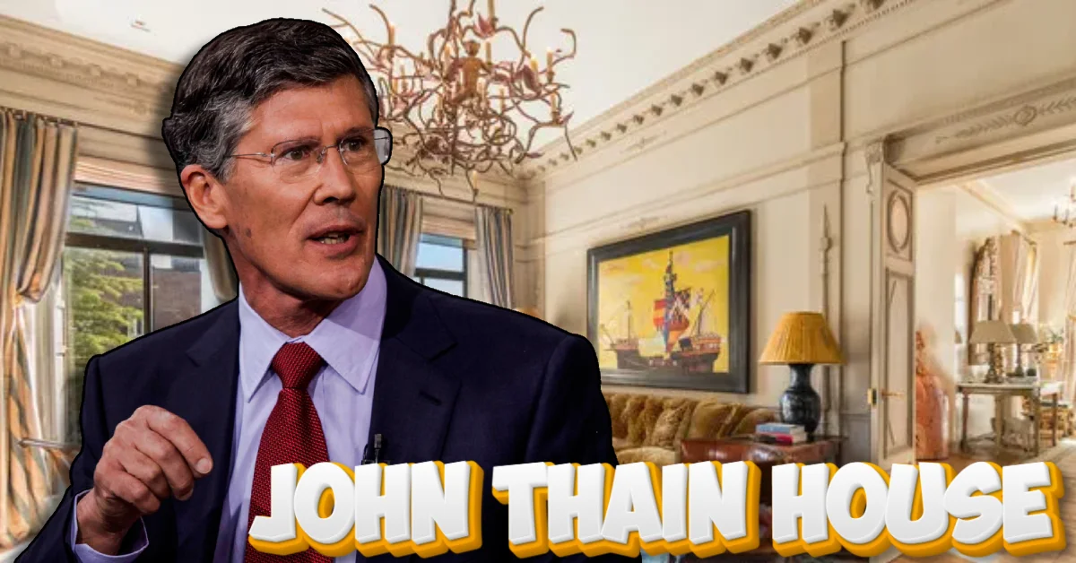 John Thain House owner in luxury office interior showing the lavish style that sparked 2008 Wall Street controversy