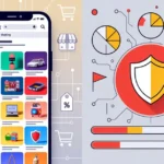 messagenal drop-shipping store warning with Facebook ads and low trust score indicators
