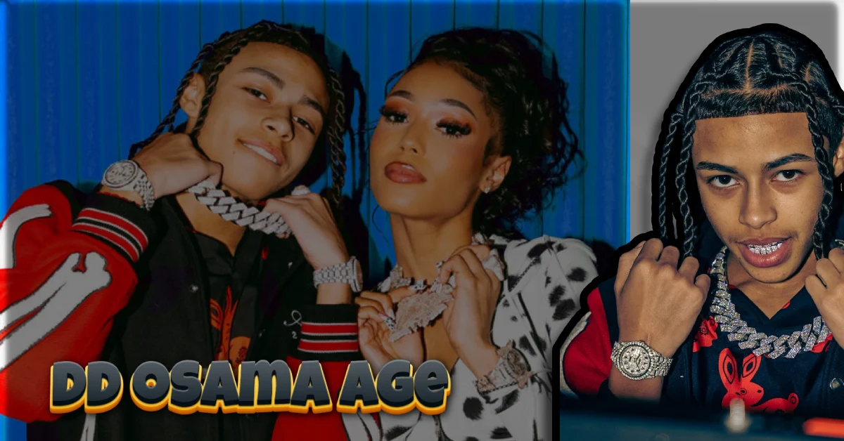 DD Osama age revealed - young Harlem drill rapper in braids with jewelry and streetwear style