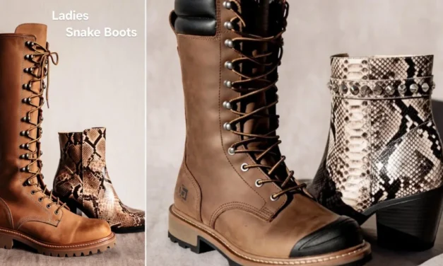 Ladies Snake Boots — Dual-Purpose Footwear