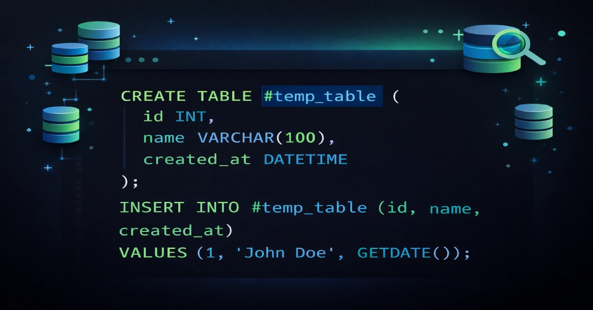 Create New Temp Table SQL: Syntax & Best Practices