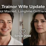 Jerry Trainor and girlfriend Jessica Makinson split photo collage with heart icon and 'Since 2008' timeline – Jerry Trainor wife update 2026