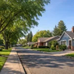 Residential neighborhood near 2226 SE 11th Walla Walla WA with tree-lined streets and family homes