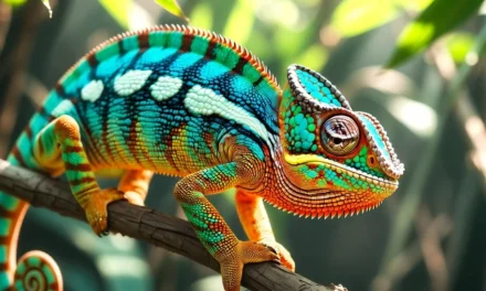 Chameleónovité: The Amazing World of Nature’s Color-Changing Lizards