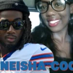 Daneisha Cook with her brother James Cook, NFL running back for the Buffalo Bills