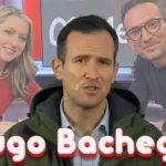 Hugo Bachega reporting live with BBC presenters in studio background