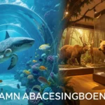 Wonders of Wildlife Museum & Aquarium in Springfield Missouri — aquarium tunnel with sharks and sea turtles