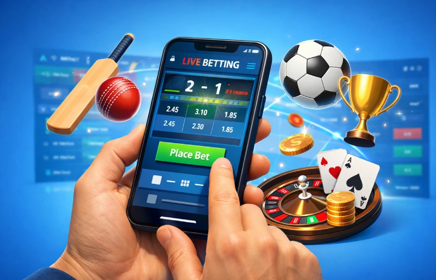 instamatch online betting platform interface with live sports and casino features