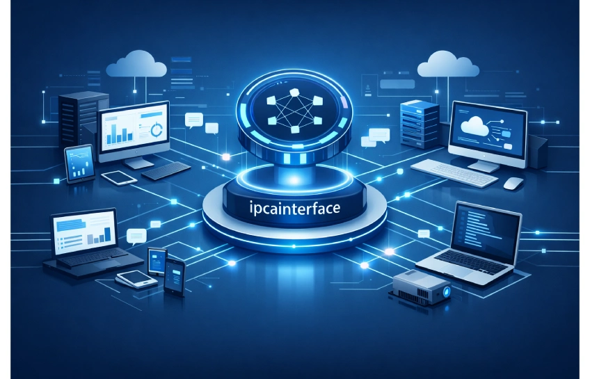 ipcainterface system connecting multiple processes and applications through a central communication interface