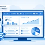 tryprofound.com Customer Success Stories showing AI visibility growth and citation tracking dashboard
