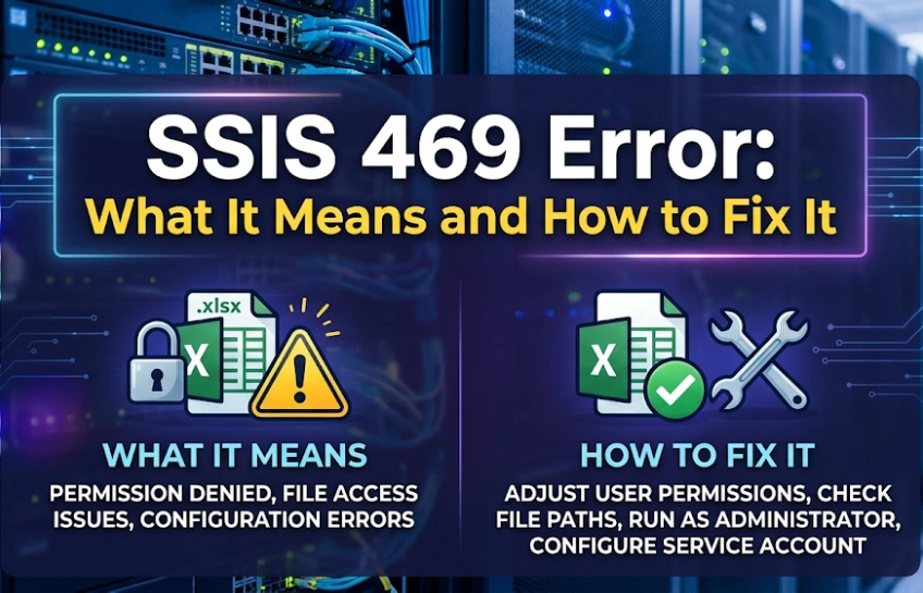 SSIS 469 Error: What It Means and How to Fix It