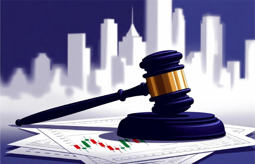 Spartan Capital Securities lawsuit documents and gavel on a desk representing broker misconduct and investor legal claims