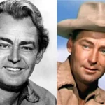 Alan Ladd net worth at death — side-by-side portraits of the Hollywood star in a classic black-and-white headshot and his iconic Shane cowboy role