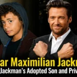 Oscar Maximilian Jackman with Hugh Jackman