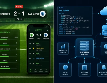 Bongdalu live football scores platform alongside Selefra.io cloud analytics dashboard interface