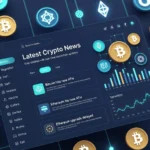 News feedcryptobuzz platform showing latest tech and crypto news updates on digital dashboard