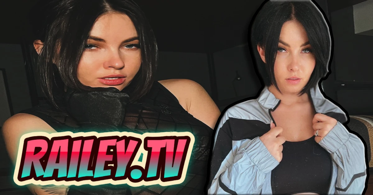 Railey.tv Instagram influencer promotional photos showcasing fashion content creator in black gloves and casual streetwear