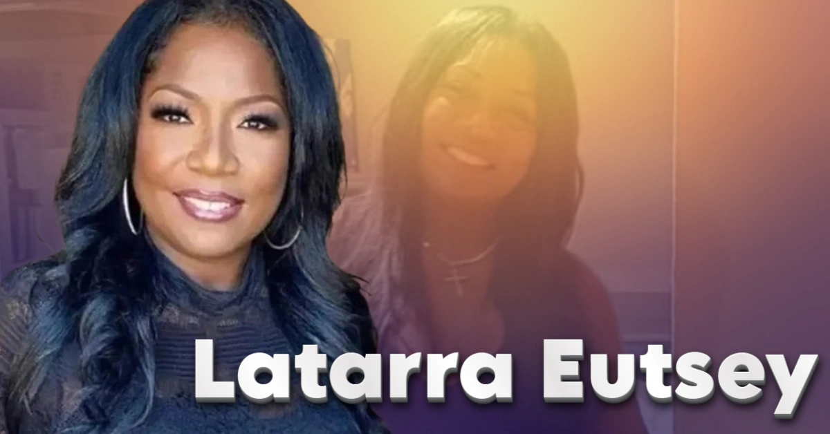 Latarra Eutsey, mother of Lil Meech and successful Florida real estate agent, featured in professional portrait with golden lighting