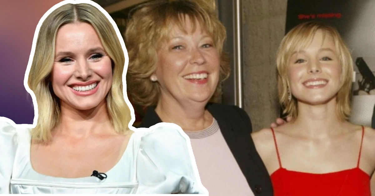 Lorelei Frygier with daughter Kristen Bell smiling together