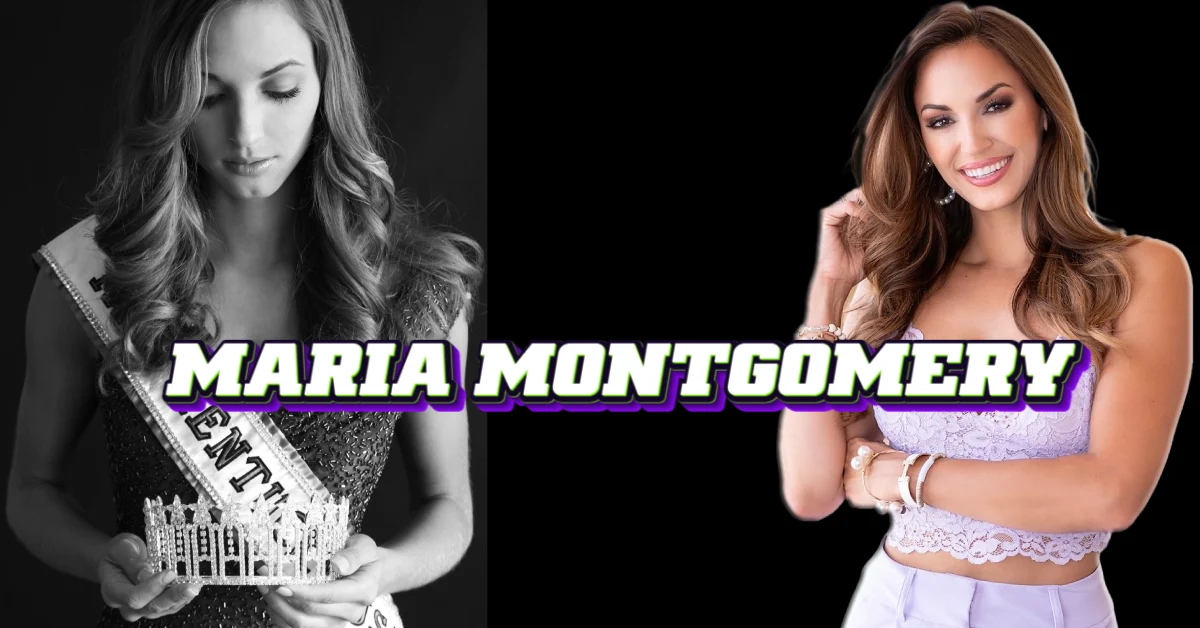 Maria Montgomery former Miss Kentucky USA 2009 posing with crown and sash in professional modeling photos