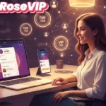 LeahRoseVIP creator platform showing subscription tiers, fan engagement network, and content monetization dashboard interface