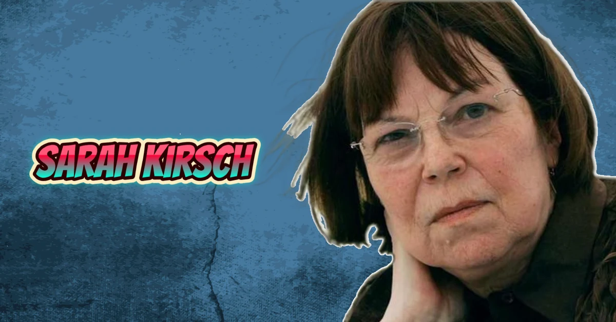 Sarah Kirsch, renowned German poet and East German dissident, wearing glasses in her later years