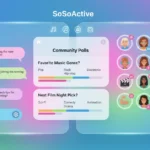 SoSoActive Interactive Media Platform - Diverse Users Engaging in Community Conversation